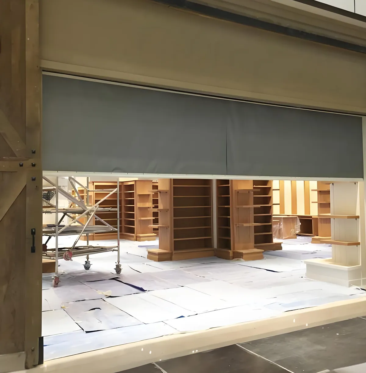 Vertical Lifting Fire Curtain 6